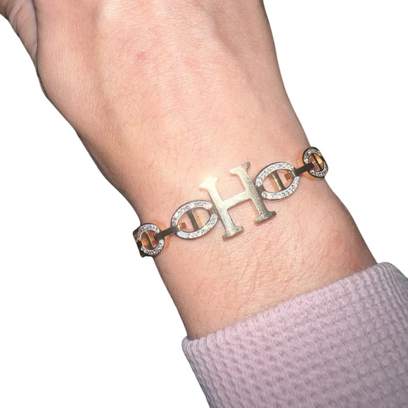 Luxury Hermes Style Earrings and Bangle/Bracelet set. Excellent Condition! - Picture 10 of 15